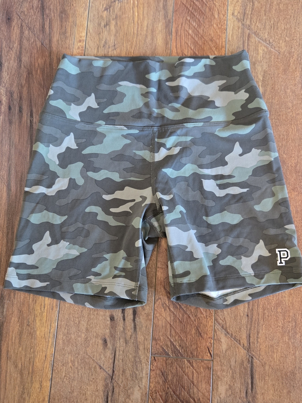 Camo High-Waist Stretch Women’s Shorts